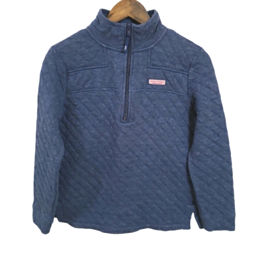 Vineyard Vines Relaxed Heathered Quilted Shep Shirt Women's Size Small